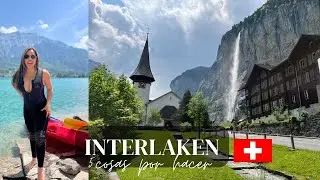 5 Cosas por hacer en Interlaken, Suiza en 4 dias!
