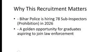 Bihar Police (Prohibition department) Recruitment 2026  Complete Guide  !!@openinformations