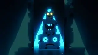 scary monsters, looping video ai #ai #aiart #satisfying #satisfyingvideo #art #looping