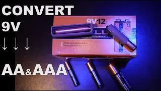 9V Battery Hack | DIY Adapter to AA, AAA