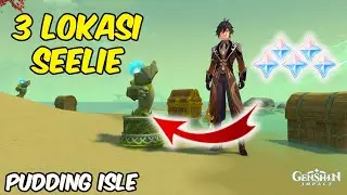 3 LOKASI SEELIE DI PULAU PUDDING ISLE [Golden Apple Archipelago] - Genshin Impact