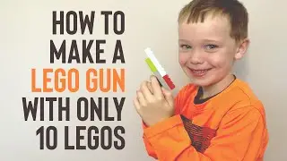 Как сделать пистолет Lego из 10 деталей Lego
