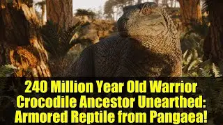 240 Million Year Old Warrior Crocodile Ancestor Unearthed: Armored Reptile from Pangaea!