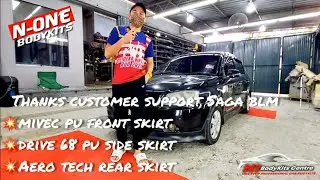 Thanks customer support saga blm mivec pu front skirt ?drive 68 pu side skirt 💥Aero tech rear skirt