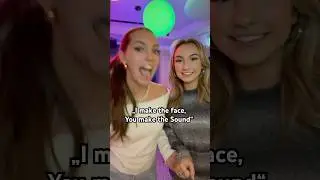 &bdquo;Ich mache das Gesicht und du den Sound&ldquo; CHALLENGE mit @hannahtulnik @jamiemusik & @elenabzc😂