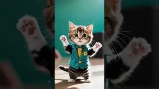 Cute cat dancing APT song #cat #apt #aptsong #aptdance