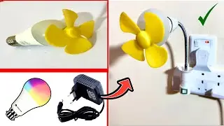 Amazing Invention From dc fan | ChargerLED Bulb