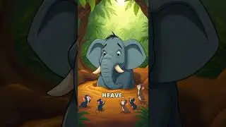 The Elephant and the Tiny Heroes: A Jungle Tale of Teamwork and Kindness