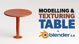Моделирование и текстурирование столов &mdash; Учебное пособие по Blender 2.8 | Текстура дерева