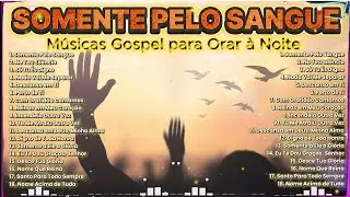 Somente Pelo Sangue 💖✨ Músicas Gospel para Orar à Noite 💖✨ Adoração que Acalma a Alma