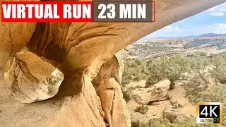 Moonshine Arch Awaits | 4K Treadmill Run to Utah's Most Stunning View