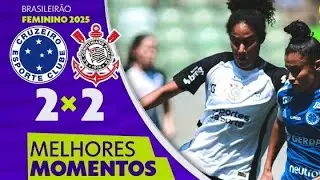 Melhores Momentos da final do Brasileiro feminino 2025 | Cruzeiro 2 x 2 Corinthians | 1&deg; Partida |