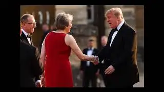 Theresa May's small act of defiance that shows what she REALLY thinks of Donald Trump