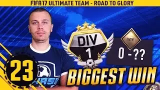 FIFA 17 MY BIGGEST DIVISION 1 WIN #23 - HOW TO WIN GAMES IN DIVISION 1 / BEST ULTIMATE TEAM GAMEPLAY