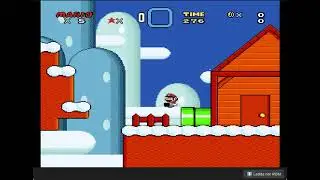 gukina imikino Super Mario World - Ice Village Test Hack snes