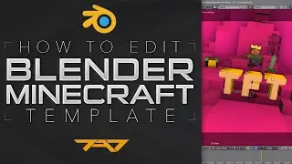 How To Edit Minecraft Blender Intro Templates + Change Skin