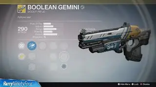 Destiny: The Taken King - How to Get the Boolean Gemini Exotic (Exotic Scout Rifle Quest)