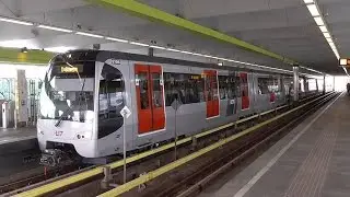 RET Metro Type HSG3+SG3 op station Zuidplein op lijn D tot Slinge