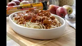 Spaghetti al chile ancho - Cocina con Conexión - Espagueti