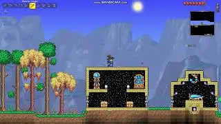 Terraria - Sapphire Robe, and Thunder Zapper Magic Weapon