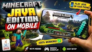 MINECRAFT JAVA EDITION ON MOBILE 🤩 | HOW TO PLAY JAVA EDITION ON MOBILE 📱 