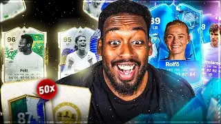 ENDLICH TOTY ICONS🤩50x ICON PICKS mit TOTY/WWC ICONS🔥DIE BESTE FANTASY SBC des JAHRES | EA FC