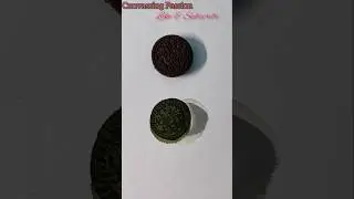 Real V/s realistic drawing Oreo biscuit #shorts #youtubeshorts #shortsart #art #artist #realistic