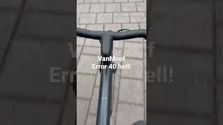 Paid 2000 Euros for a VanMoof X3 to drive around town like a fool with Error 40. #donotbuy