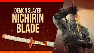 The Witcher 3 mod - Demon Slayer Rengoku's Nichirin Blade