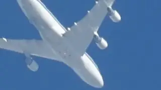 Air Force Doomsday Plane Spotted Overhead!