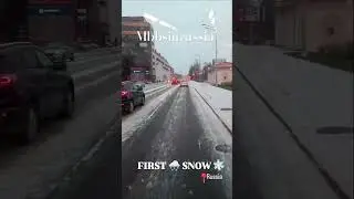 First snow in Arkhangelsk 2025 created by-doctor_singh_17 #shortsfeed #снег #shorts #100 #100k