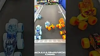 Лёд УНИЧТОЖАЕТ Огонь!! Монстр-траки. #шорты