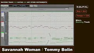 Savannah Woman Backing Track / Tommy Bolin
