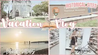 Family Vacation Vlog | Exploring Fort Monroe & Sunset Beach Moments 🌅🛍️