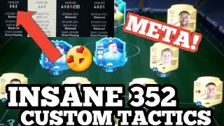 OMG!! *META* 352 CUSTOM TACTICS!!! 😎 (old gen) | BEST 352 CUSTOM TACTICS - Fifa 23 Ultimate team