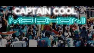 Mr Captain Cool - MS Dhoni 👑🏏🥶