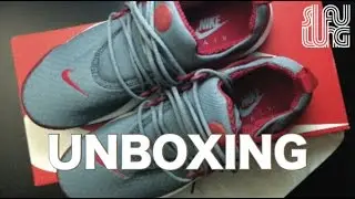 (UNBOXING) NIKE AIR PRESTO ESSENTIAL GRAY/RED
