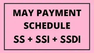 EARLY Social Security PAYMENTS! May 2022 Supplemental Security Income + Disability Benefits SSI SSDI
