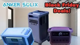 Скидки Anker SOLIX в Чёрную пятницу! F3800 Plus, F3000, C1000 Gen2