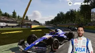 F1 24 | 35% RACE LENGTH DANIEL RICCIARDO CAREER MODE | RACE 16: ITALIAN GRAND PRIX