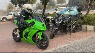 7January2026 Sunday ride fun ride hum guy, Pancha gao Mile HumZX6R crash Hone Ke baad Bhai Se Mile