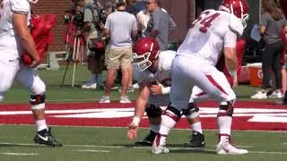 Razorback Fall Camp Practice Number 12 8-16-18