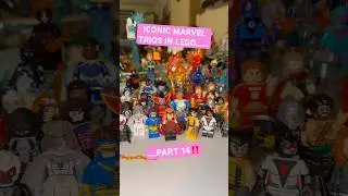 ICONIC MARVEL TRIOS IN LEGO!!! #legomarvel #legoavengers #marvel #mcucomics #lego #mcu #avengers