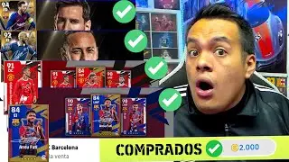 💰 ¡ASÍ ES UN PACK DE JUGADORES & EQUIPOS COMPRADOS! en EFOOTBALL 2022 Mobile ft. Neymar, Messi & Más