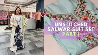 NEW COLLECTION  OF UNSTITCHED  SALWAR SUIT SET   PART 1