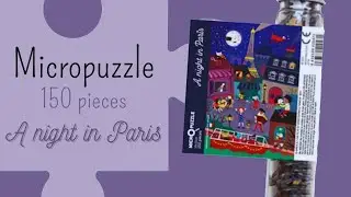 Micropuzzle 150 pieces - A night in Paris (TIMELAPSE)