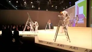 Leitern-Fashionshow G&Uuml;NZBURGER STEIGTECHNIK