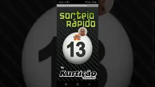 Aplicativo para sorteio de n&uacute;meros - Sorteio r&aacute;pido