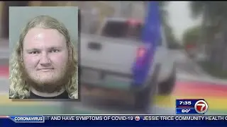 Man accused of vandalizing Pride-themed crosswalk in Delray Beach surrenders