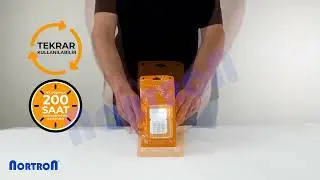 NORTRON - Flaş&ouml;rl&uuml; Acil Durum Feneri. Tek ihtiyacınız Tuz ve Su